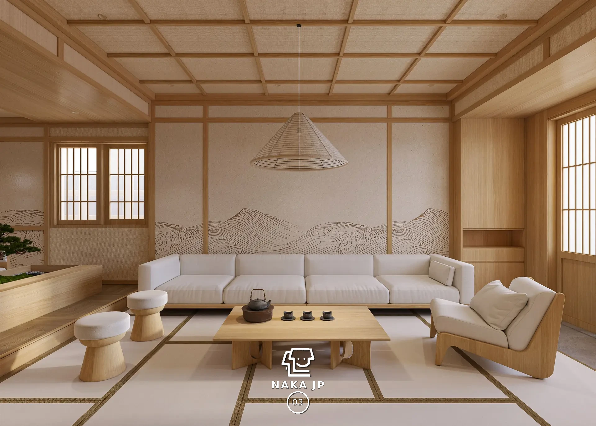 Ảnh đại diện Japanese Traditional Natural — moodboard tham khảo