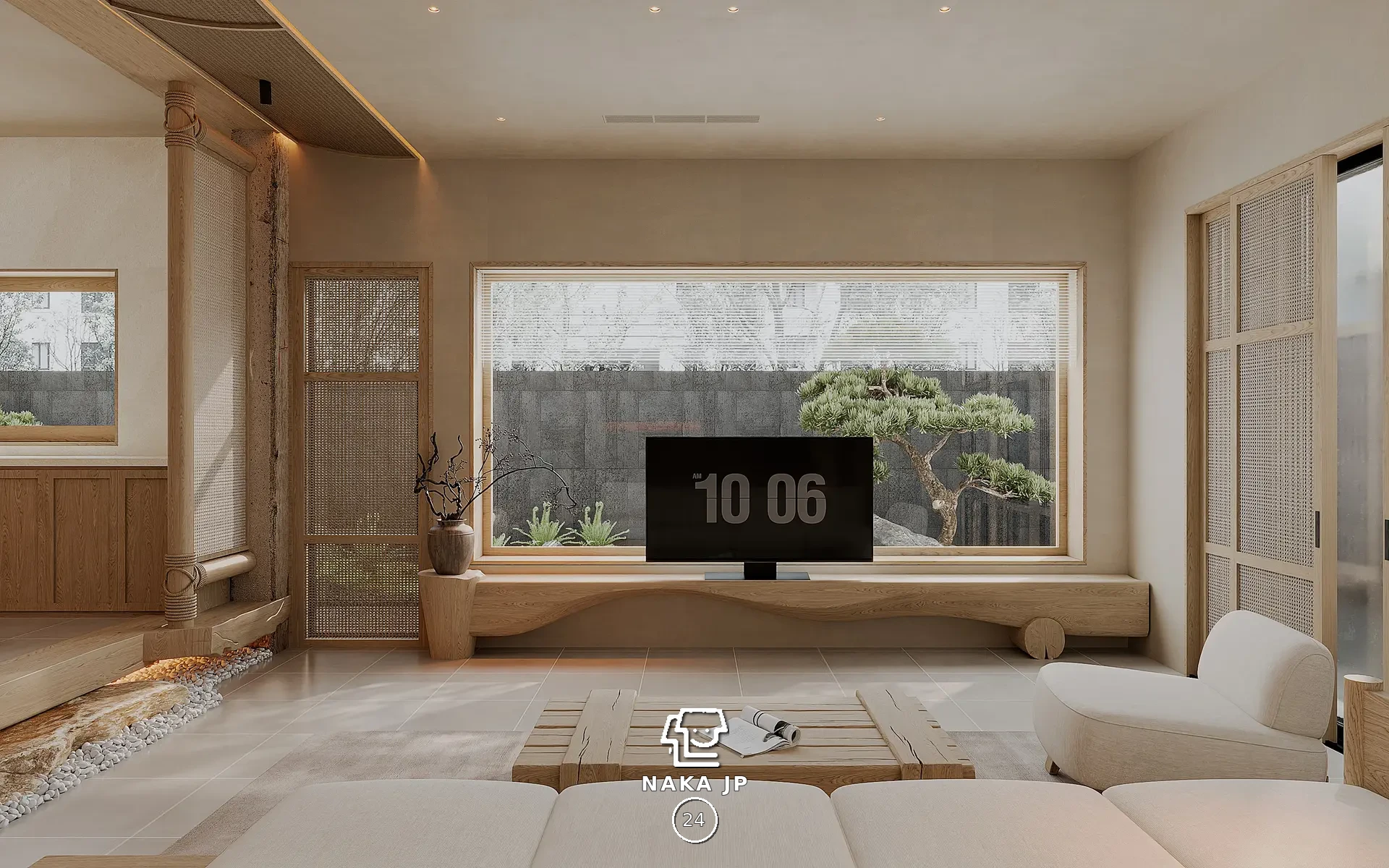 Ảnh đại diện Wabi-Sabi Natural — moodboard tham khảo